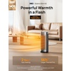 image:imageDREO Space Heaters for Indoor Use Fast Heating Portable Heater with Remote  118 fts Fast Heating Large PTC Ceramic Quiet Operation Remote Control Digital Thermostat and Shield360 SafetySilver