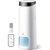 image:imageDREO 16L Smart Humidifier Large Room 1000 ft 130H Runtime 30dB Top Fill  Auto Mode RemoteTouchVoice amp APP Control Clean Tank Technology RGB Light Cool Mist Humidifiers 755S for Bedroom WhiteWhite