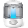 image:imageDREO 3L Humidifiers for Bedroom 30H Runtime 26 dB Quiet Black  Easy to Refill amp Clean Precise Humidity Control Night light 360 Nozzle Cool Mist Air Humidifier for Large Room BabyGrey