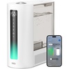 image:imageDREO 6L Smart Humidifiers for Bedroom Warm amp Cool Mist for Large Room  60Hour Quiet Runtime 500MLH Output Smart Humidity Sensor Indicator Light App Control Works with Alexa amp Google SilverGrey