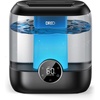 image:imageDREO 6L Top Fill Humidifiers for Bedroom 60H Runtime 28 dB Quiet Supersized Cool Mist Air Humidifiers for Large Room Baby Nursery Plant Indoor Night Light Easy to Clean Precise Humidity ControlBlack
