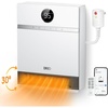 image:imageDREO Smart Electric Wall Heater for Indoor Use Works with AlexaLarge Room  IP24 Wall Mounted Heater 115 fts Heating 28dB Quiet Operation App and Remote Control Digital Thermostat and ECO ModeWhite