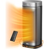 image:imageDREO Space Heaters for Indoor Use Fast Heating Portable Heater with Remote  118 fts Fast Heating Large PTC Ceramic Quiet Operation Remote Control Digital Thermostat and Shield360 SafetySilver