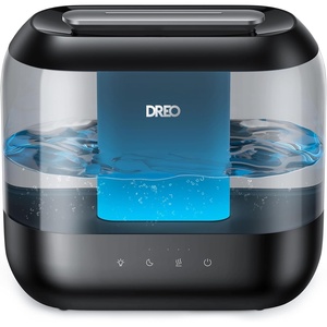 image:imageDREO 4L Humidifiers for Bedroom 36H Runtime 28 dB Quiet HM311 Black  Easy to Refill amp Clean BPAFree Nightlight Supersized Air Humidifiers for Large Room Baby Nurseries Plants Indoor