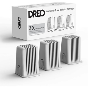 image:imageDREO Scaleinhibitor Cartridge 3Pack for Evaporative Humidifier Compatible with DREO Humidifier 774S Improve Water Quality Healthier Mist Output Eliminate White Dust Easy to Clean Replaceable