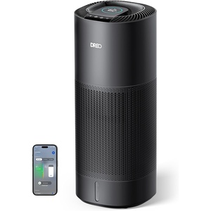 image:imageDREO Smart Evaporative Humidifier for Large Room up to 1000ft 10L Tank  800mlh High Output Air Humidifiers for Bedroom 50H Runtime with Precise Humidification for Plants Home Office WhiteBlack