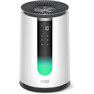 image:imageDREO Smart HEPA Air Purifier for Home AHAM VERIFIDE Air Cleaner for Bedroom Pets Smoke Dust Pollen amp Odors WiFiVoiceAlexa PM25 Monitor Auto Turbo Quiet Sleep Mode DRHAP008S Dreo 338SWhite NonSmart