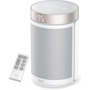image:imageDREO Space Heater Portable Electric Heaters for Indoor Use with Thermostat and Remote 2024 Upgraded Digital Display 12H Timer 5 Mode 1500W PTC Ceramic Fast Safety Heat for Office Bedroom HomeWhite