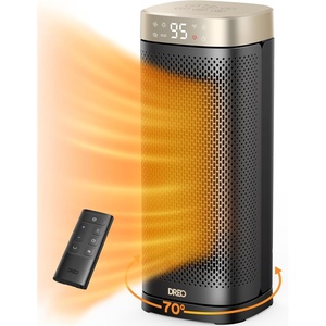 image:imageDREO Space Heaters for Indoor Use Fast Heating Portable Heater with Remote  118 fts Fast Heating Large PTC Ceramic Quiet Operation Remote Control Digital Thermostat and Shield360 SafetyGold