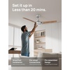 image:imageDREO Ceiling Fan with Lights for IndoorOutdoor 42 Low Profile Ceiling fan with Light and Remote Control for Bedroom 22dB Quiet DC Motor QuickInstall 6 Speeds Reversible Dimmable 5CCT BlackGrey