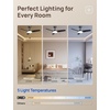 image:imageDREO Ceiling Fan with Lights for IndoorOutdoor 42 Low Profile Ceiling fan with Light and Remote Control for Bedroom 22dB Quiet DC Motor QuickInstall 6 Speeds Reversible Dimmable 5CCT BlackBlack