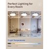 image:imageDREO Ceiling Fan with Lights for IndoorOutdoor 42 Low Profile Ceiling fan with Light and Remote Control for Bedroom 22dB Quiet DC Motor QuickInstall 6 Speeds Reversible Dimmable 5CCT BlackGrey