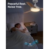 image:imageDREO Ceiling Fan with Lights for IndoorOutdoor 42 Low Profile Ceiling fan with Light and Remote Control for Bedroom 22dB Quiet DC Motor QuickInstall 6 Speeds Reversible Dimmable 5CCT BlackGrey