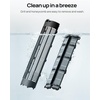 image:imageDREO Evaporative Air Swamp Cooler 40 Standing Fans that Blow Cold Air 80 Oscillating Bladeless Cooling Fan for Bedroom Removable Water Tank Ice Packs Remote Control 4 Speeds 7H Timer WhiteBlack