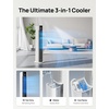 image:imageDREO Evaporative Air Swamp Cooler 43 Cooling Fans that Blow Cold Air 2025 Upgraded 85 Oscillating Floor Fan for Bedroom Easy Cleaning APP Control Ice Packs 4 Speeds amp 4 Modes 12H Timer WhiteWhite
