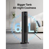 image:imageDREO Evaporative Air Swamp Cooler 43 Cooling Fans that Blow Cold Air 2025 Upgraded 85 Oscillating Floor Fan for Bedroom Easy Cleaning APP Control Ice Packs 4 Speeds amp 4 Modes 12H Timer WhiteBlack