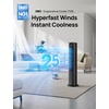 image:imageDREO Evaporative Air Swamp Cooler 43 Cooling Fans that Blow Cold Air 2025 Upgraded 85 Oscillating Floor Fan for Bedroom Easy Cleaning APP Control Ice Packs 4 Speeds amp 4 Modes 12H Timer WhiteBlack