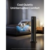 image:imageDREO Evaporative Air Swamp Cooler 43 Cooling Fans that Blow Cold Air 2025 Upgraded 85 Oscillating Floor Fan for Bedroom Easy Cleaning APP Control Ice Packs 4 Speeds amp 4 Modes 12H Timer WhiteBlack