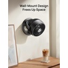 image:imageDREO Fan for Bedroom 12 Inches 70ft Powerful Airflow 25db Quiet Table Air Circulator Fans for Whole Room 120 Adjustable Tilt 3 Speeds Desktop Fan for Home Office KitchenBlack