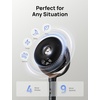 image:imageDREO Fan for Bedroom 120 Oscillating Standing Fans Quiet Floor Fan with DC Motor 100ft Pedestal Fans for Room 9 Speeds 4 modes 20dB 120 Manual Vertical 3742 Adjustable Height 8H TimerBlack and Gray