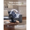 image:imageDREO Fan for Bedroom 13Inch Oscillating Table Air Circulator Fan for Whole Room 120 Tilt Adjustment 25dB UltraQuiet 75ft Powerful Airflow 4 Speeds Desk Fans with Remote for Home OfficeBlack