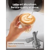 image:imageDREO Milk Frother 8in1 Electric Stainless Steel Frother for Latte Art Microfoam and Coffee 9oz270ml Warm and Cold Foam Automatic Frothers LED Easy to CleanMidnight Black
