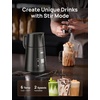 image:imageDREO Milk Frother Allin1 Electric Foam Maker for Coffee 15oz450ml Automatic Foam Frother for Latte Artlevel Microfoam 30 Drinks Easy to Clean Dishwasher Safe LED displayGray