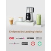 image:imageDREO Milk Frother Allin1 Electric Foam Maker for Coffee 15oz450ml Automatic Foam Frother for Latte Artlevel Microfoam 30 Drinks Easy to Clean Dishwasher Safe LED displaySliver Grey