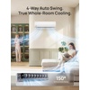 image:imageDREO Mini Split ACHeating System 12000 BTU 115V Split Air Conditioner  20 SEER2 Energy Efficient Works with Alexa Quiet Operation PreCharged Condenser amp Complete Installation Kit Included