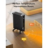 image:imageDREO Oil Filled Radiator Heater 1500W Electric Heaters for Indoor Use Safety Heat for Large Room with Remote 8 Fins 4 Modes Digital Thermostat Overheat amp TipOver Protection 24H Timer Quiet