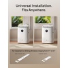 image:imageDREO Portable Air Conditioner 318S 8000 BTU ASHRAE 5000 BTU DOE Smart AC Unit for Bedroom with Drainagefree Cooling FanampDehumidifier 3 in 1 APPVoiceRemote Quiet Standing AC for Room IndoorsWhite
