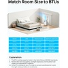image:imageDREO Portable Air Conditioner 318S 8000 BTU ASHRAE 5000 BTU DOE Smart AC Unit for Bedroom with Drainagefree Cooling FanampDehumidifier 3 in 1 APPVoiceRemote Quiet Standing AC for Room IndoorsWhite