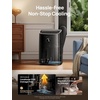 image:imageDREO Portable Air Conditioner 318S 8000 BTU ASHRAE 5000 BTU DOE Smart AC Unit for Bedroom with Drainagefree Cooling FanampDehumidifier 3 in 1 APPVoiceRemote Quiet Standing AC for Room IndoorsBlack