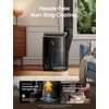 image:imageDREO Portable Air Conditioner 318S 8000 BTU ASHRAE 5000 BTU DOE Smart AC Unit for Bedroom with Drainagefree Cooling FanampDehumidifier 3 in 1 APPVoiceRemote Quiet Standing AC for Room IndoorsBlack