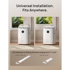 image:imageDREO Portable Air Conditioner 318S 8000 BTU ASHRAE 5000 BTU DOE Smart AC Unit for Bedroom with Drainagefree Cooling FanampDehumidifier 3 in 1 APPVoiceRemote Quiet Standing AC for Room IndoorsWhite