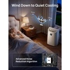 image:imageDREO Portable Air Conditioner 516S 14000 BTU ASHRAE 10000 BTU DOE Smart AC Unit for Bedroom with Drainagefree Cooling FanampDehumidifier 3 in 1 APPVoiceRemote Quiet Standing AC for Room IndoorsWhite Inverter