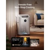 image:imageDREO Portable Air Conditioner 516S 14000 BTU ASHRAE 10000 BTU DOE Smart AC Unit for Bedroom with Drainagefree Cooling FanampDehumidifier 3 in 1 APPVoiceRemote Quiet Standing AC for Room IndoorsWhite