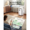 image:imageDREO Portable Air Conditioner 516S 14000 BTU ASHRAE 10000 BTU DOE Smart AC Unit for Bedroom with Drainagefree Cooling FanampDehumidifier 3 in 1 APPVoiceRemote Quiet Standing AC for Room IndoorsWhite Inverter