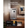 image:imageDREO Portable Air Conditioner 516S 14000 BTU ASHRAE 10000 BTU DOE Smart AC Unit for Bedroom with Drainagefree Cooling FanampDehumidifier 3 in 1 APPVoiceRemote Quiet Standing AC for Room IndoorsWhite