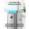 image:imageDREO Portable Air Conditioners 12000 BTU AC Unit for Bedroom with Drainagefree Cooling 46dB Quiet APPVoiceRemote 24h Timer with Fan amp Dehumidifier Smart Standing AC for Room Indoors AC515SSilver
