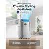 image:imageDREO Portable Air Conditioners 12000 BTU AC Unit for Bedroom with Drainagefree Cooling 46dB Quiet APPVoiceRemote 24h Timer with Fan amp Dehumidifier Smart Standing AC for Room Indoors AC515SSilver