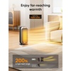 image:imageDREO Quiet Space Heater 1500W Portable Heaters for Indoor Use with Remote 70 Oscillation Fast and Safety Electric PTC Ceramic for Desk Office Bedroom 12H TimerGold