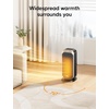 image:imageDREO Quiet Space Heater 1500W Portable Heaters for Indoor Use with Remote 70 Oscillation Fast and Safety Electric PTC Ceramic for Desk Office Bedroom 12H TimerGold