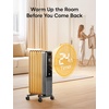 image:imageDREO Radiator Heater Quiet Electric Space Heater for Indoor Use Large Room  Dual Knobs Energy Saving 8 Safety Protection 1500W Quiet Oil Filled Radiator for Bedroom Adjustable Thermostat GreyBlack