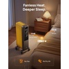 image:imageDREO Radiator Heater Quiet Electric Space Heater for Indoor Use Large Room  Dual Knobs Energy Saving 8 Safety Protection 1500W Quiet Oil Filled Radiator for Bedroom Adjustable Thermostat GreyGray