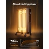 image:imageDREO Radiator Heater Quiet Electric Space Heater for Indoor Use Large Room  Dual Knobs Energy Saving 8 Safety Protection 1500W Quiet Oil Filled Radiator for Bedroom Adjustable Thermostat GreyBlack