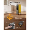 image:imageDREO Radiator Heater Quiet Electric Space Heater for Indoor Use Large Room  Dual Knobs Energy Saving 8 Safety Protection 1500W Quiet Oil Filled Radiator for Bedroom Adjustable Thermostat GreyGray