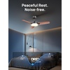 image:imageDREO Smart Ceiling Fans with Lights and Remote 42 Inch Dimmable LED Light  3400 CFM Airflow 12 Speeds amp 3 Fan Modes Stepless Color Tones Quiet DC Moto 112H Timerr RemoteAPPAlexa Control BlackBlack