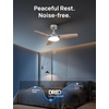 image:imageDREO Smart Ceiling Fans with Lights and Remote 42 Inch Dimmable LED Light  3400 CFM Airflow 12 Speeds amp 3 Fan Modes Stepless Color Tones Quiet DC Moto 112H Timerr RemoteAPPAlexa Control BlackGrey