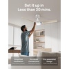 image:imageDREO Smart Ceiling Fans with Lights and Remote 42 Inch Dimmable LED Light  3400 CFM Airflow 12 Speeds amp 3 Fan Modes Stepless Color Tones Quiet DC Moto 112H Timerr RemoteAPPAlexa Control BlackWhite